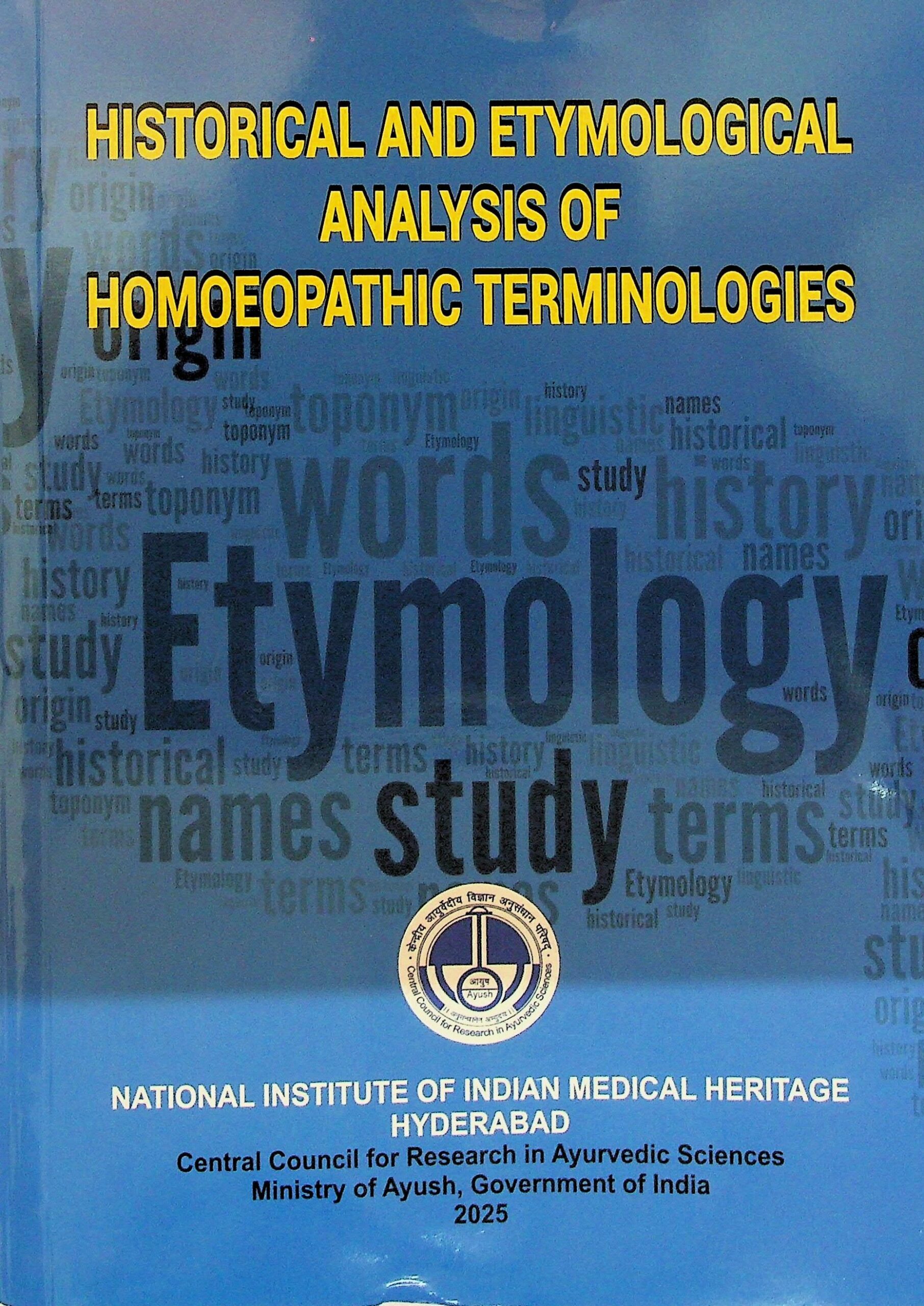 Historical and Etymological Analysis of Homeopathic Terminologies